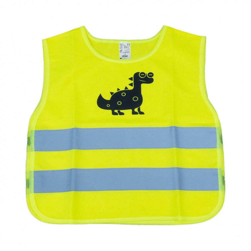 Vesta De Siguranta Pentru Copii Galbena Cu Certificat DINOSAUR