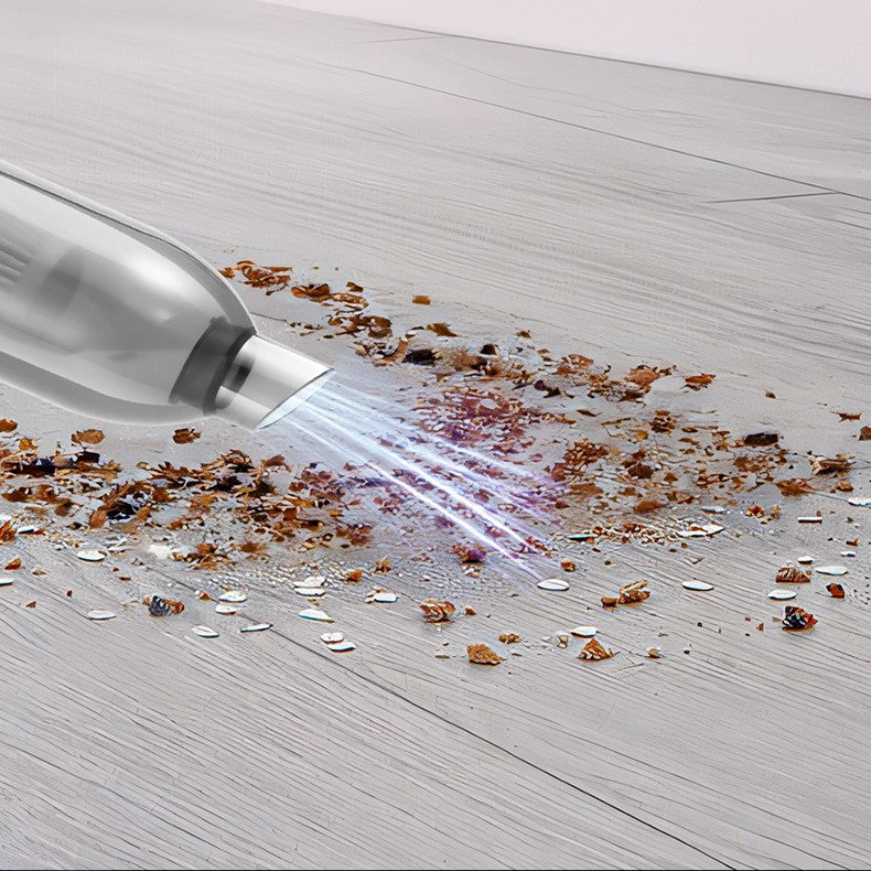 Aspirator Compact Premium Tip Pistol Aspirator cu Aspirare si Suflare, pentru Casa Masina, Multifunctional fara Fir, incarcare 4000mAh