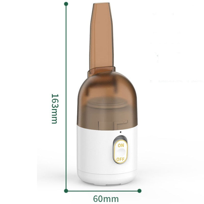 Aspirator Portabil pentru Automobil Aspirator mic fara Fir, pentru Casa si Masina, incarcare USB, 2 in 1, 16.3x6 cm