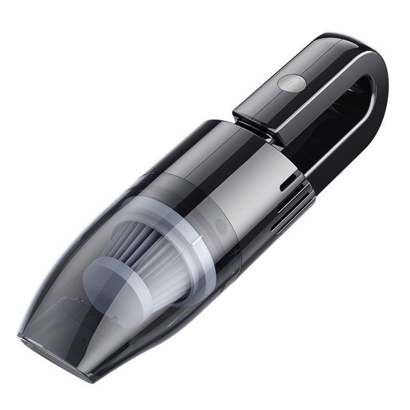 Aspirator Auto Portabil cu Incarcare Wireless Aspirator Vacuum pentru Masina Casa, cu dubla utilizare, Putere 120W, 30 x 7.5 x 7.5 cm