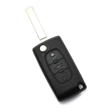Carcasa Cheie Peugeot 207, 307, 308, 407 ,   Tip Briceag cu 2 sau 3 Butoane