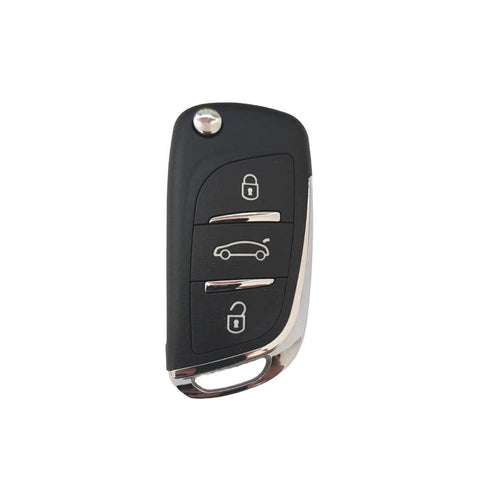 Cheie completa Peugeot, 3 but, cu electronica si cip, PCF 7961 /ID46, 434Mhz, Lamela VA2, FSK