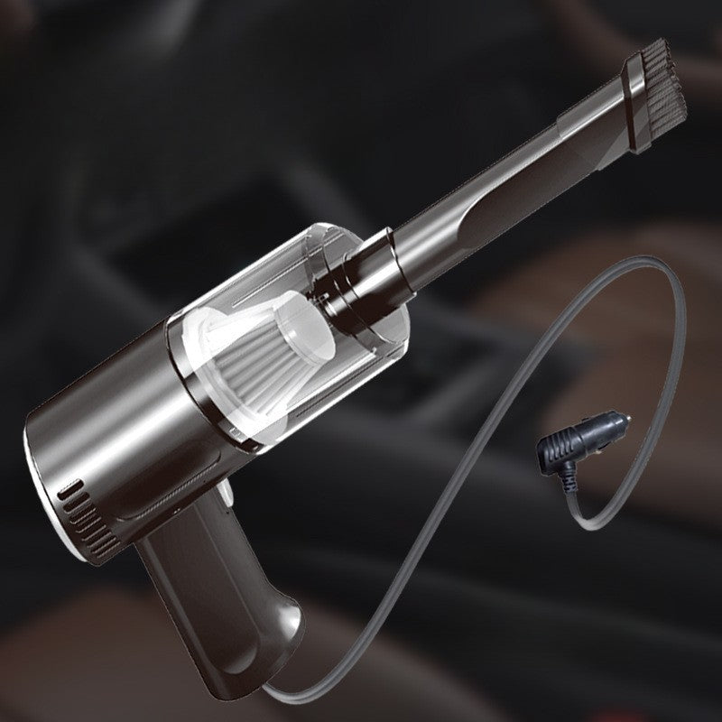 Aspirator Portabil Auto Tip Pistol K7A, Pentru Casa si Masina, Cablu Auto, 36 x 17 cm