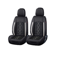 Huse Scaune Auto Premium Carguard Deluxe ,   Piele Ecologica  Material Textil Ice Silk