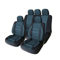 Huse scaune auto universale - albastru+negru